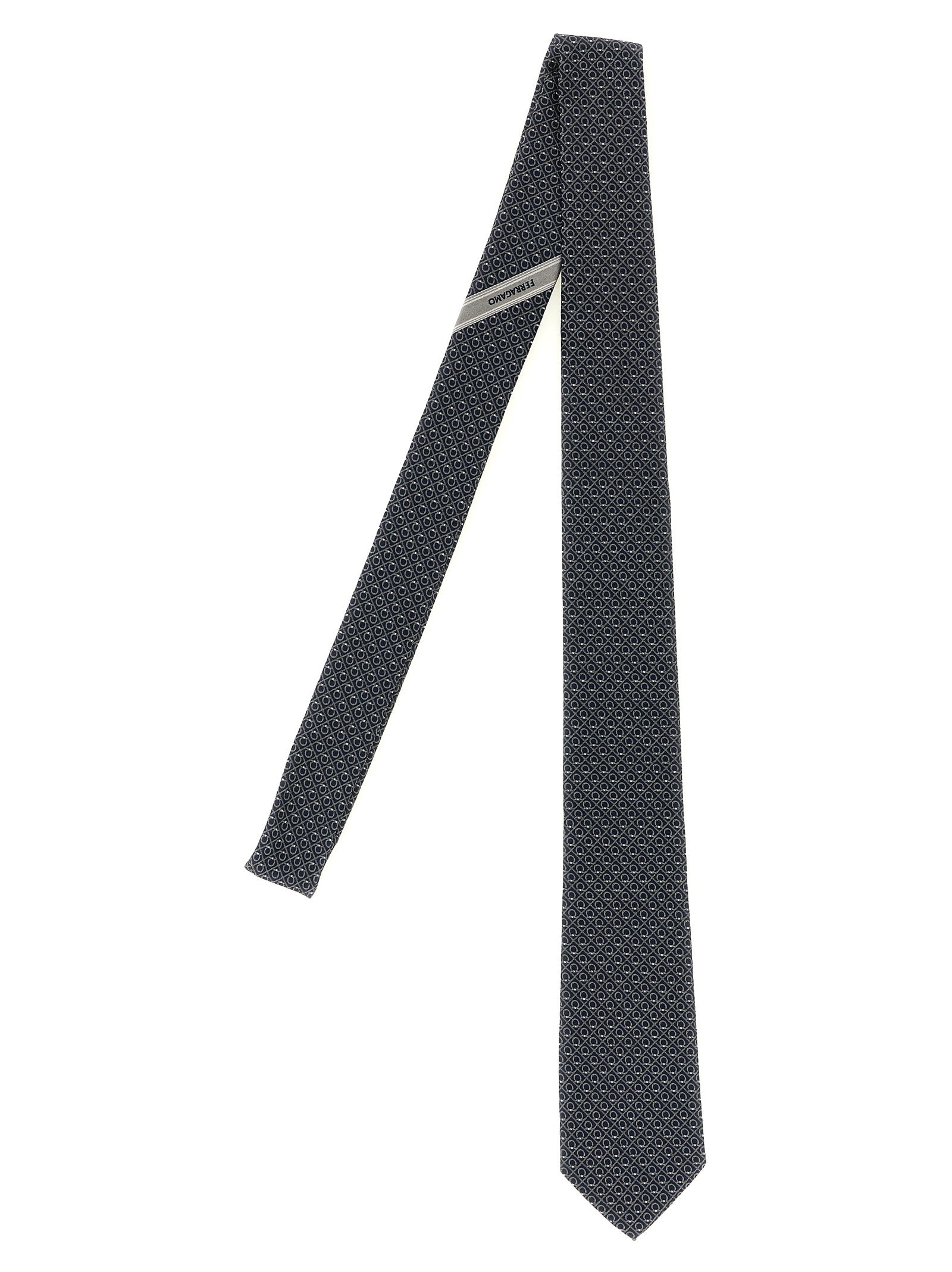 Ferragamo Black Silk Tie Ferragamo