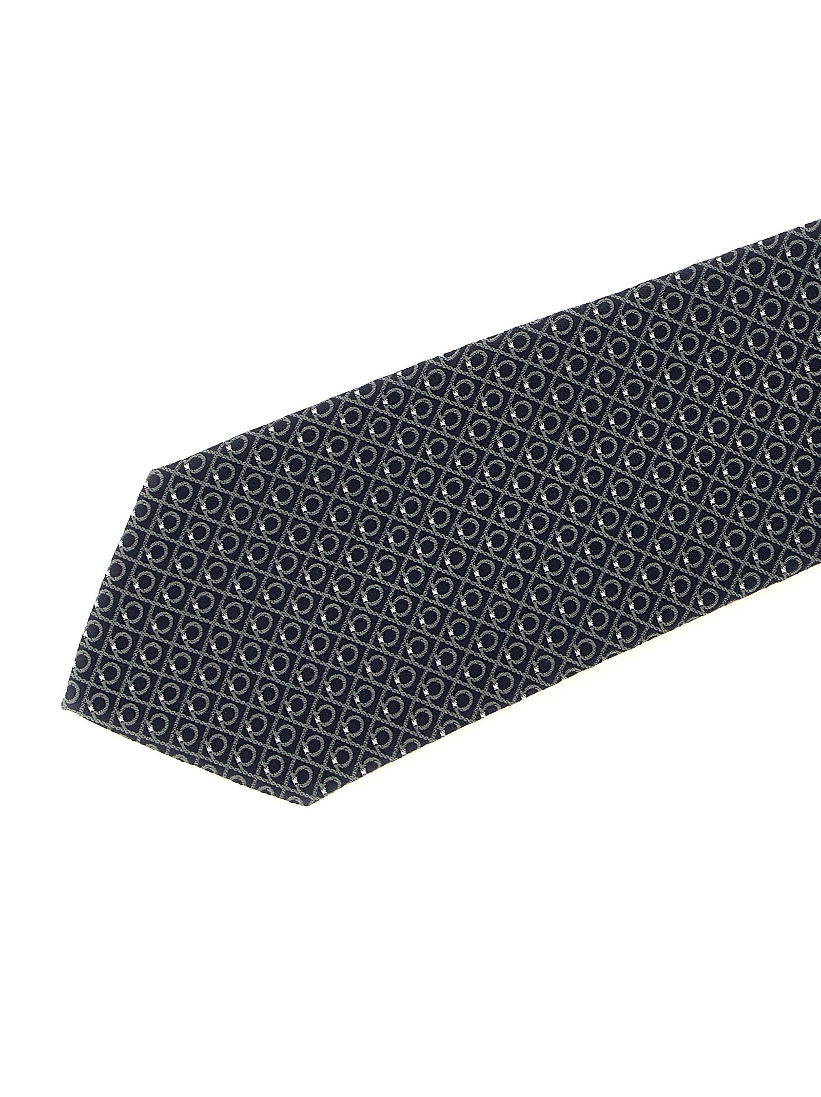 Ferragamo Black Silk Tie Ferragamo
