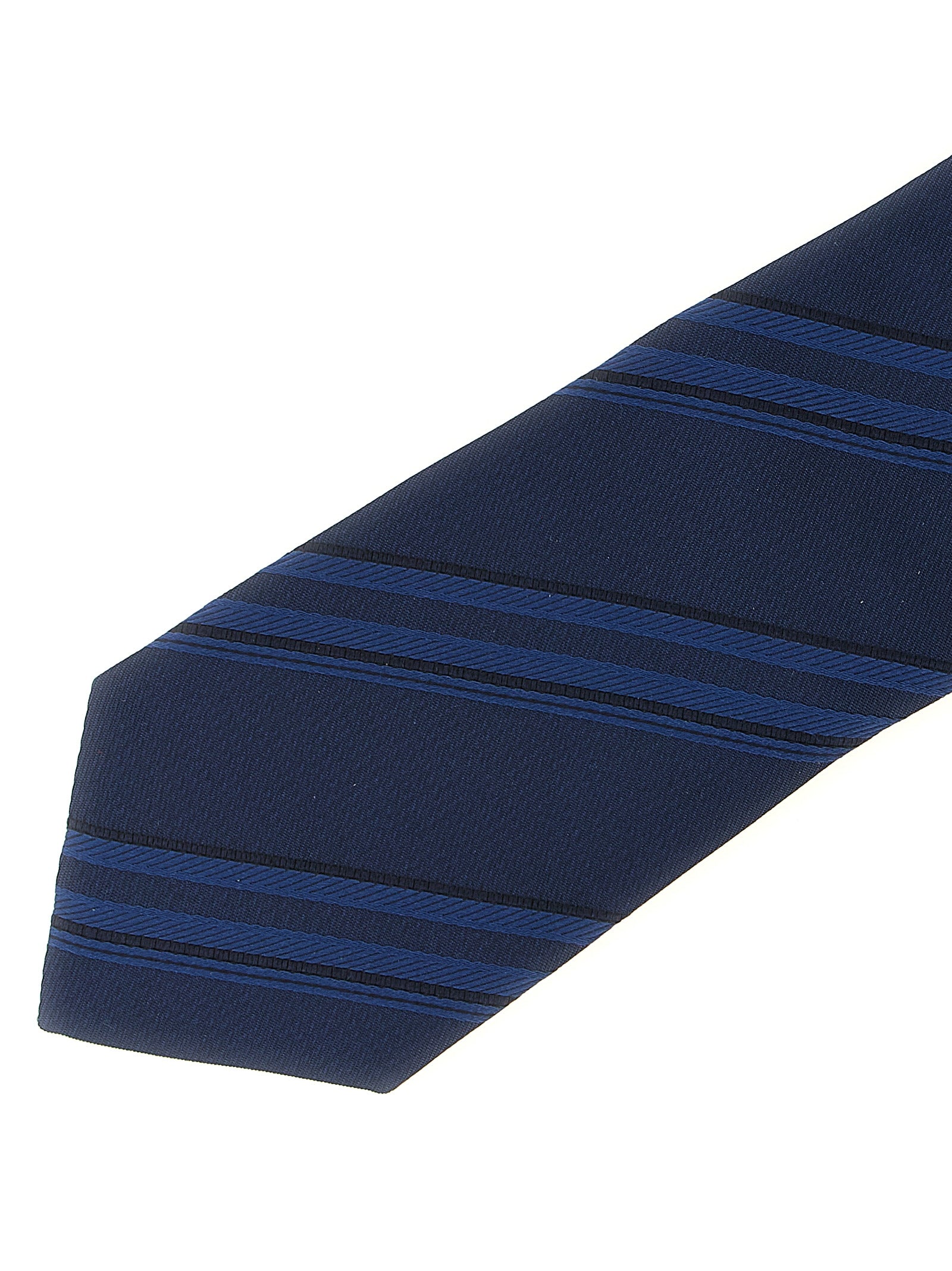 Brunello Cucinelli Blue Silk Tie Brunello Cucinelli