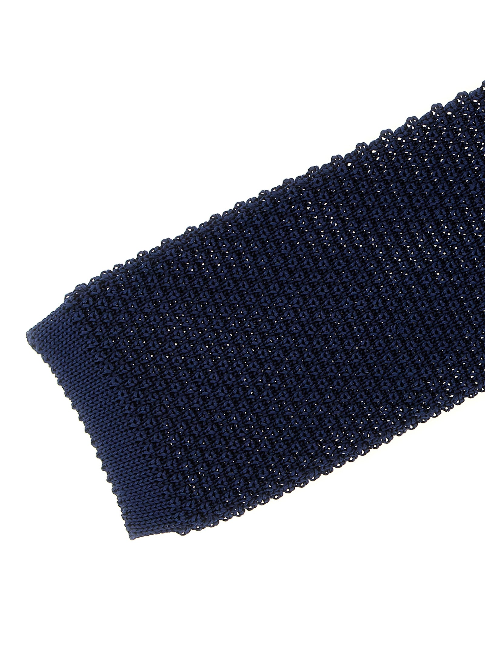 Brunello Cucinelli Blue Silk Tie Brunello Cucinelli
