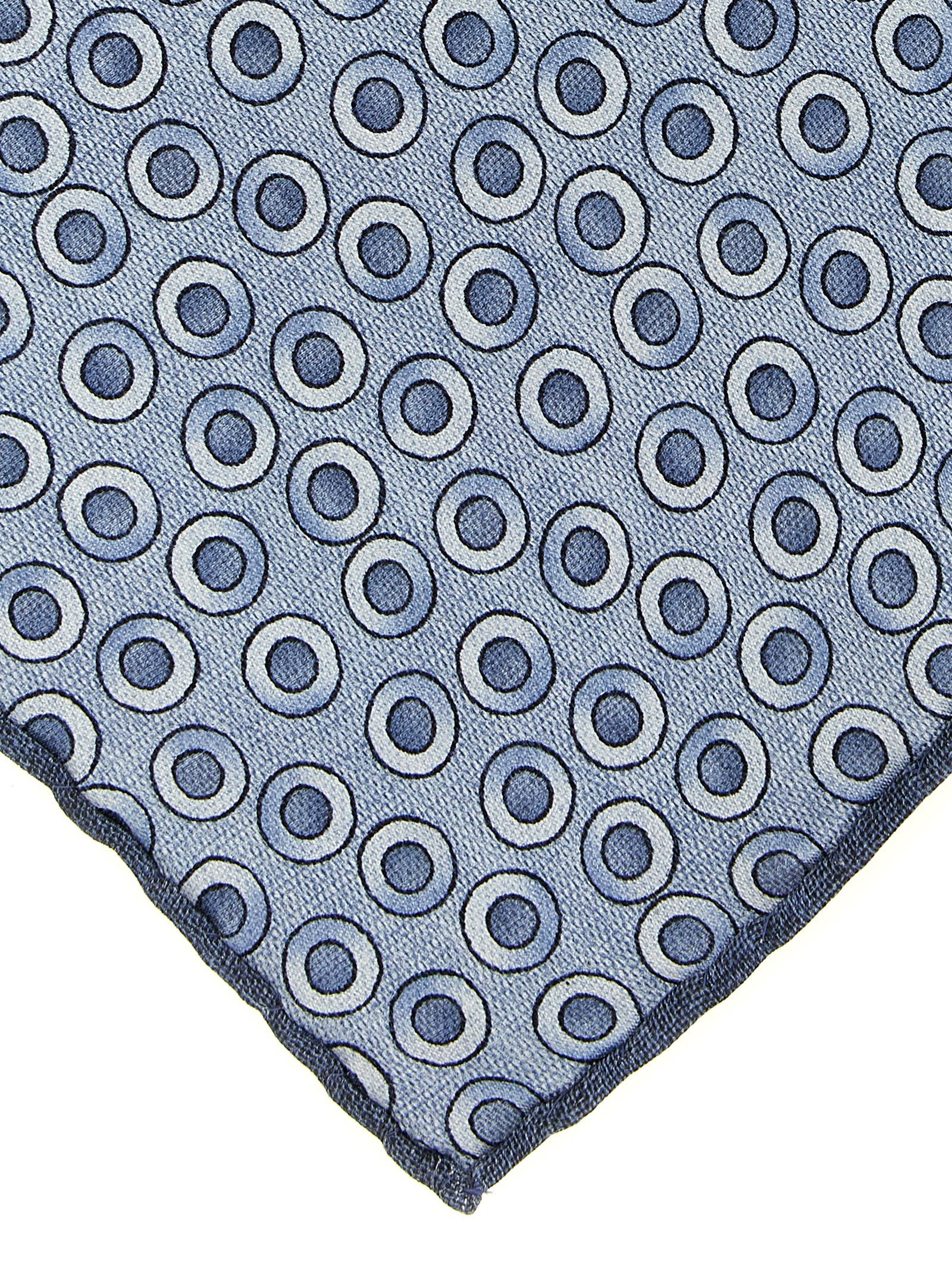 Brunello Cucinelli Blue Silk Pocket Square Brunello Cucinelli