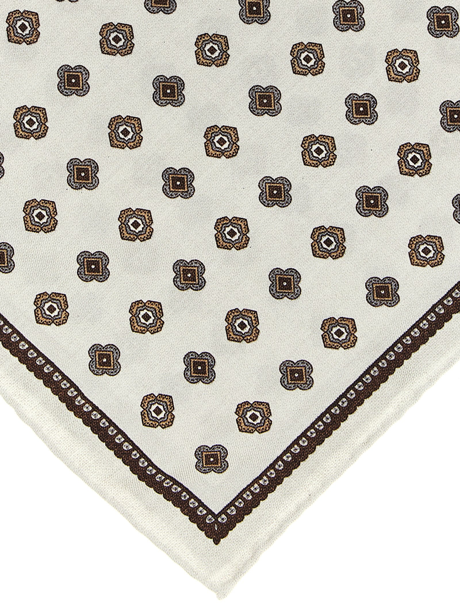 Brunello Cucinelli Multicolor Silk Pocket Square Brunello Cucinelli