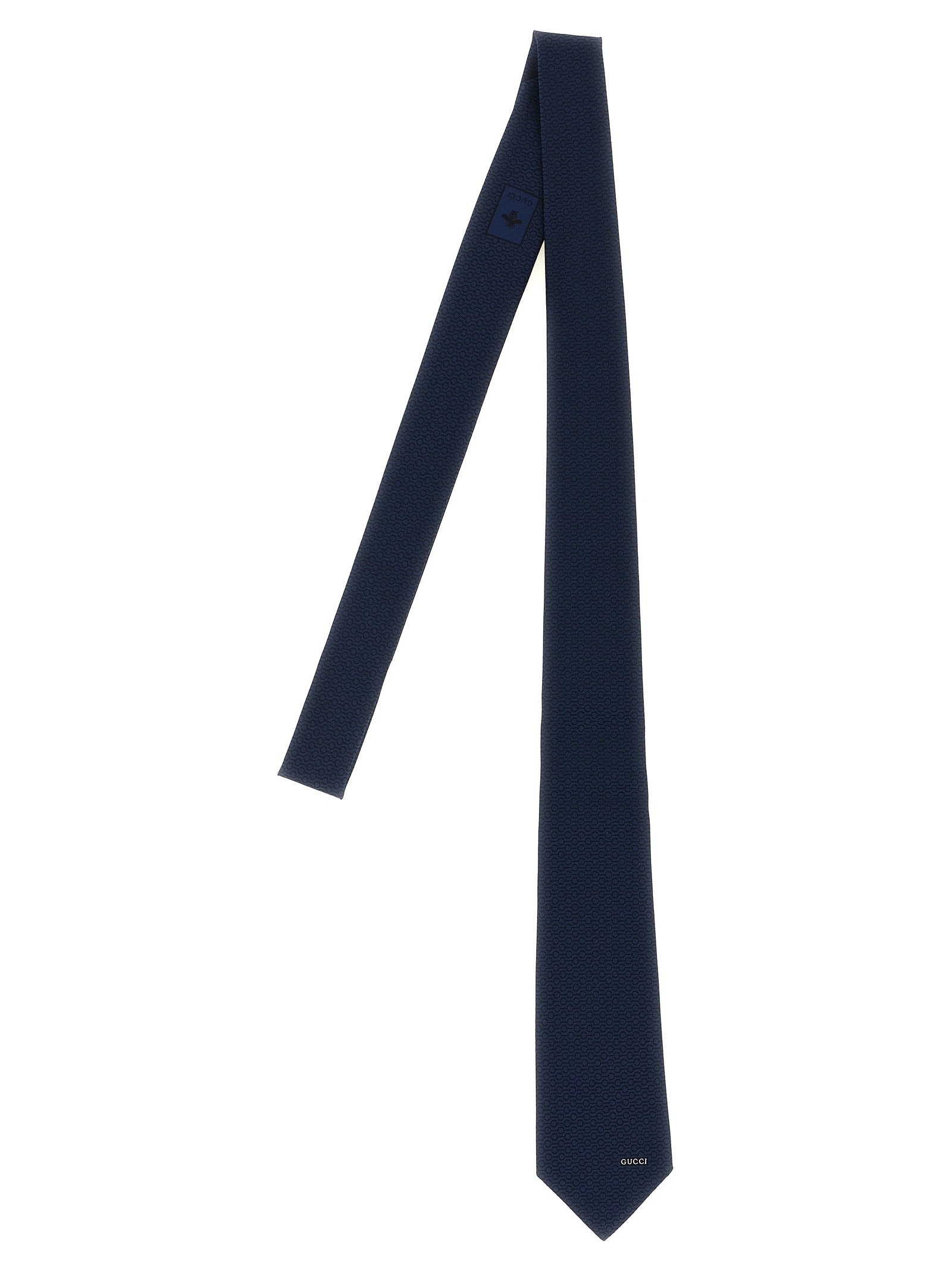 Gucci Blue Silk Tie Gucci