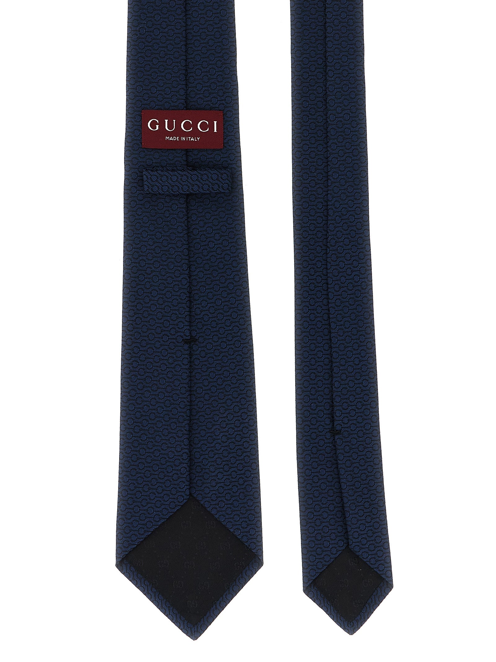Gucci Blue Silk Tie Gucci
