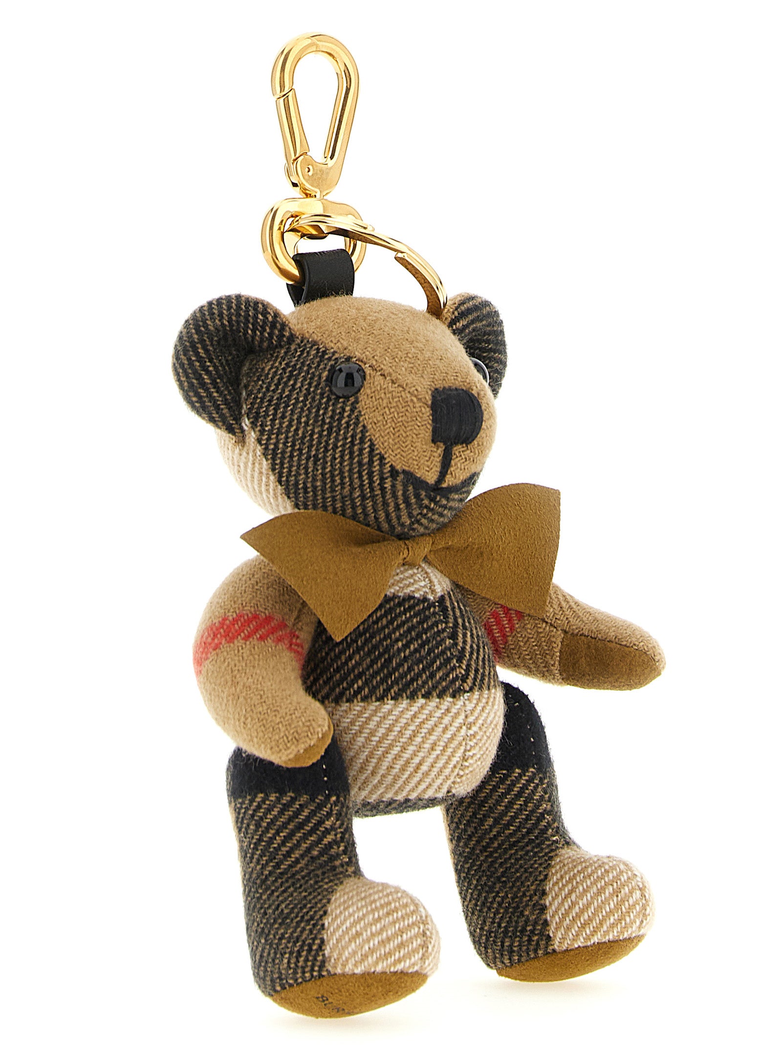 Burberry Beige Cashmere Keychain Burberry