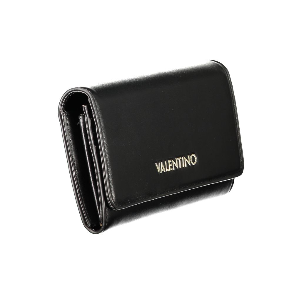 Mario Valentino Black Polyurethane Women's Wallet Mario Valentino