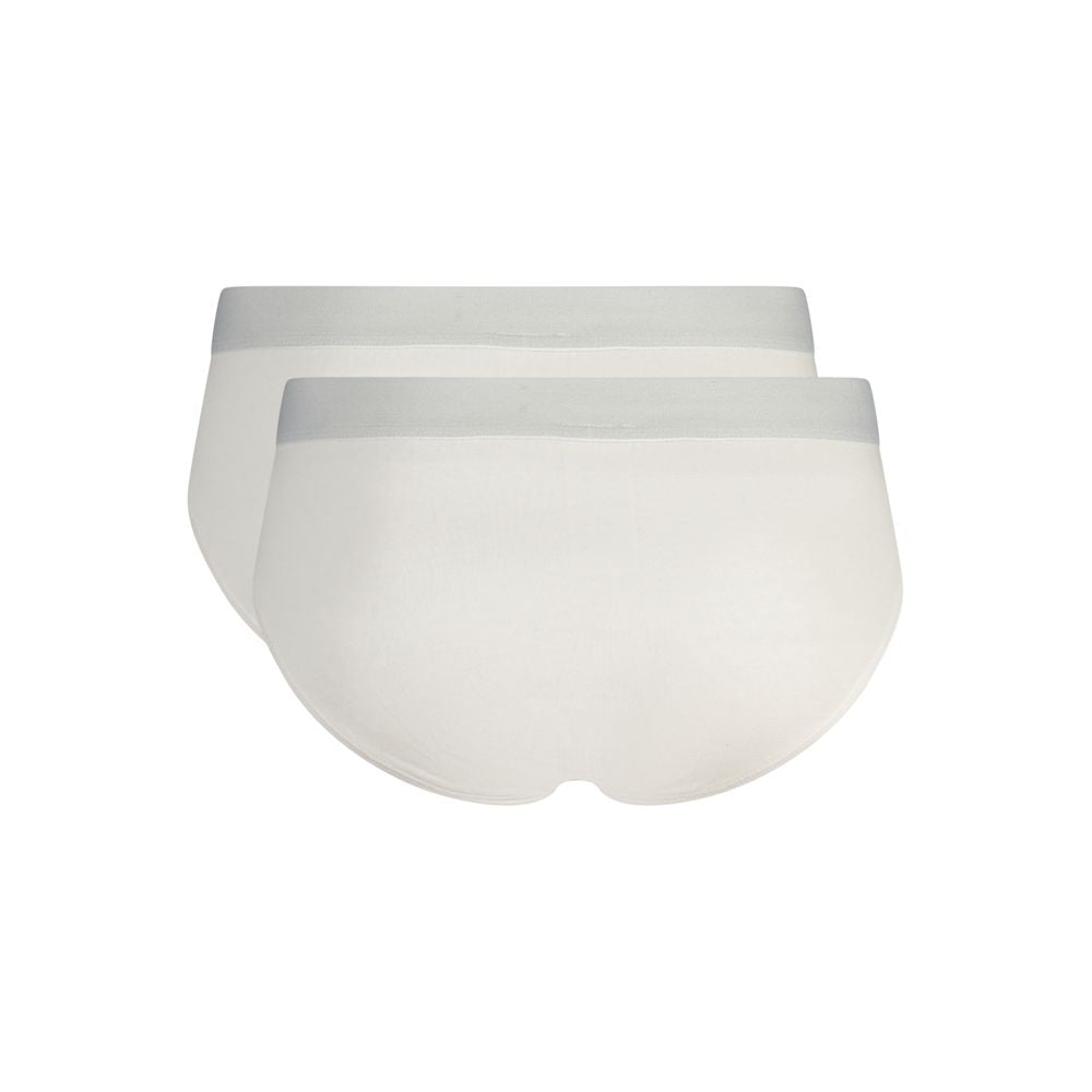 Trussardi White Cotton Briefs Trussardi