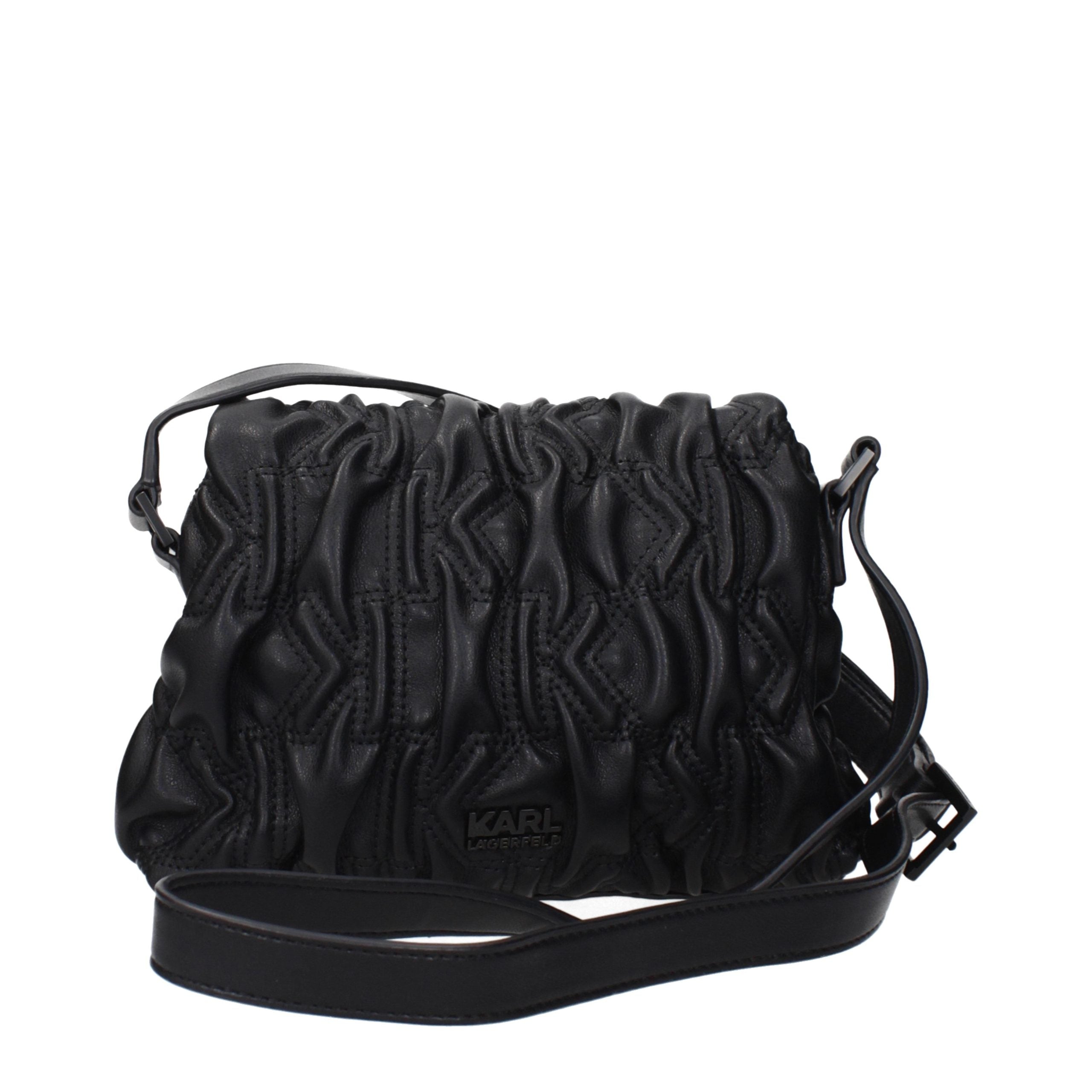Karl Lagerfeld Black Polyester Crossbody Bag Karl Lagerfeld
