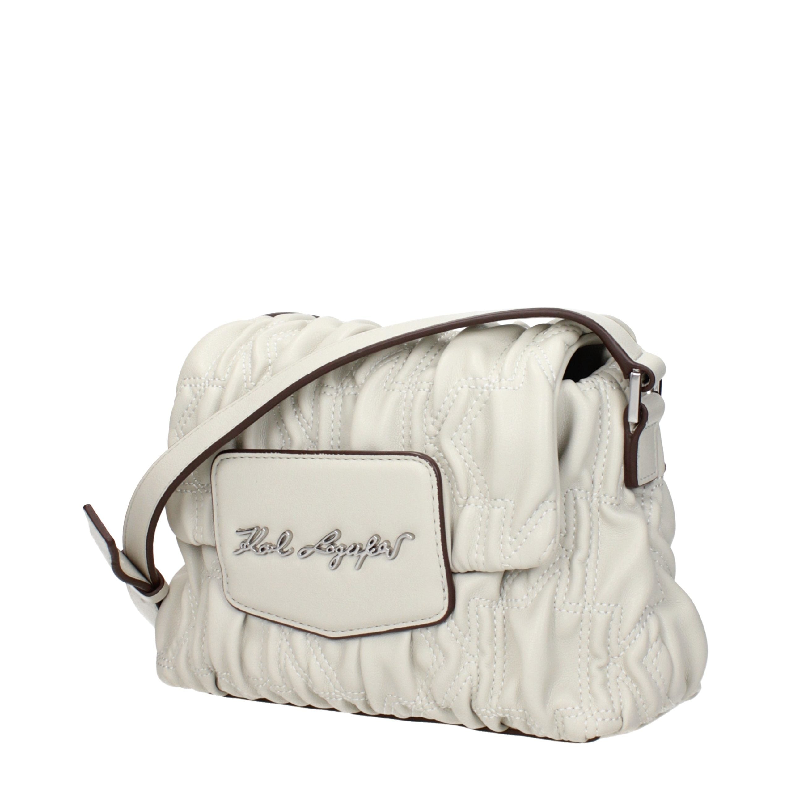Karl Lagerfeld Gray Polyester Crossbody Bag Karl Lagerfeld
