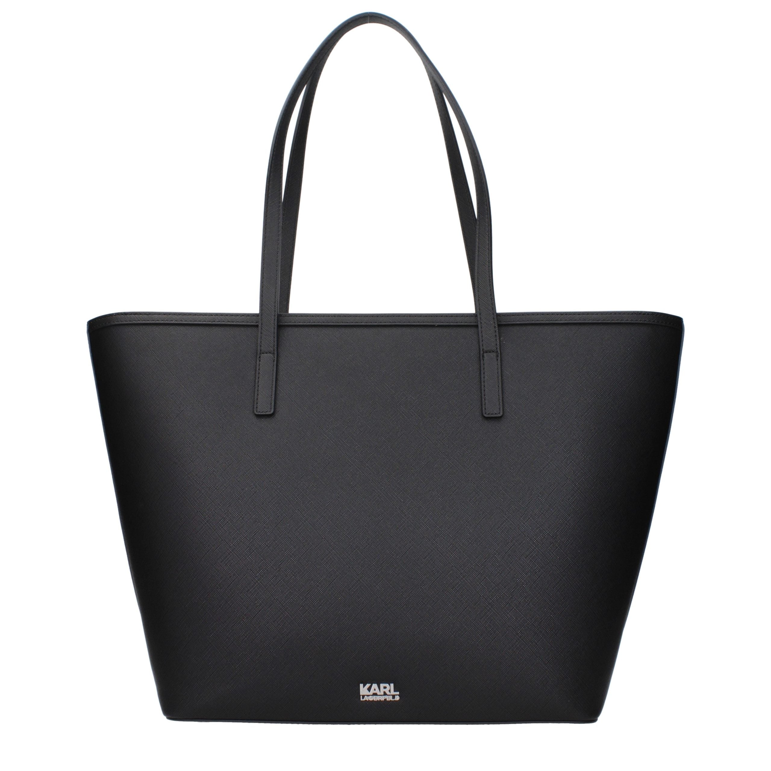 Karl Lagerfeld Black Polyethylene Shoulder Bag Karl Lagerfeld