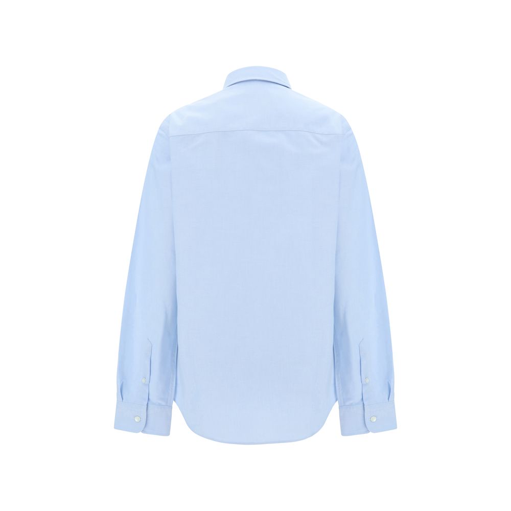 Ami Paris Blue Cotton Dress Shirt Ami Paris