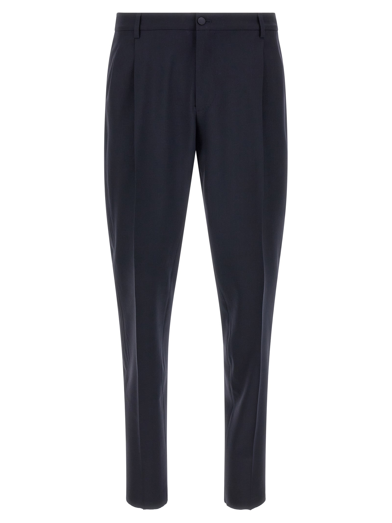 Dolce & Gabbana Blue Virgin Wool Two-Piece Suit Dolce & Gabbana