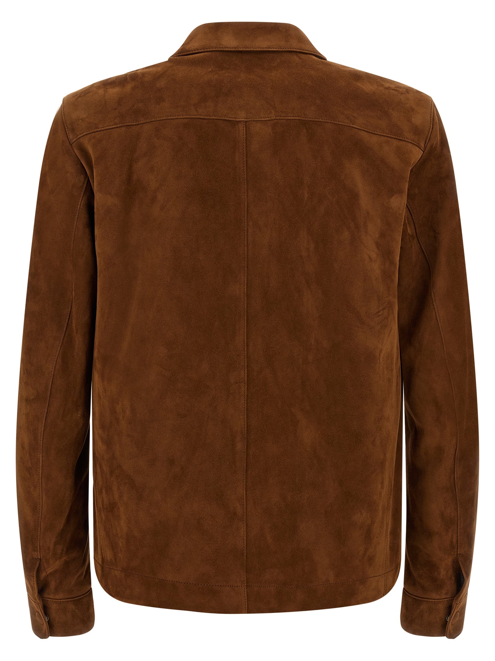 Tom Ford Brown Lamb Leather Leather Jacket Tom Ford