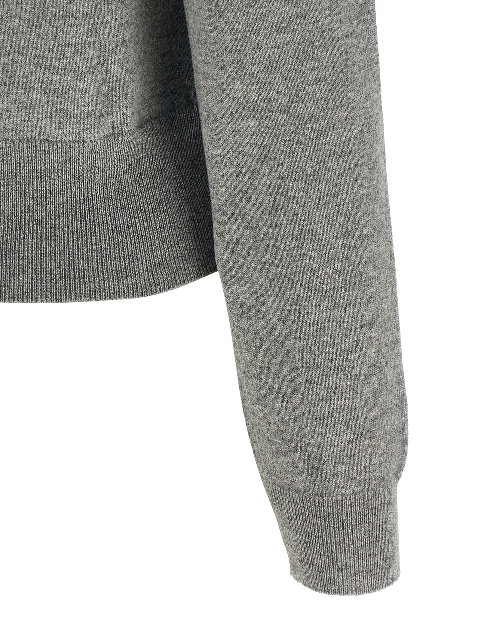 Dolce & Gabbana Gray Cashmere Cardigan Dolce & Gabbana