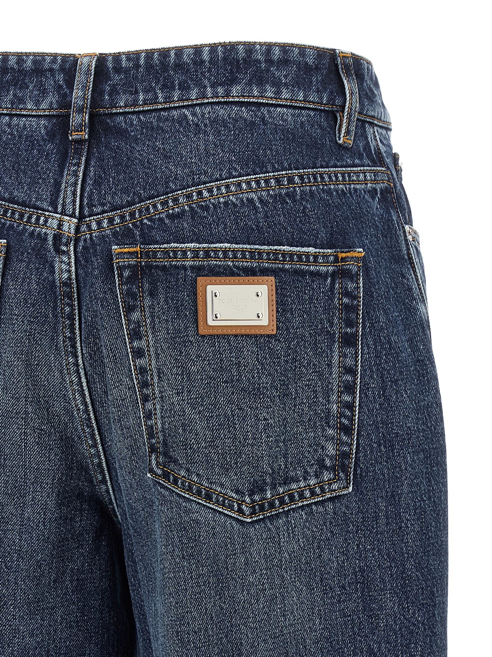 Dolce & Gabbana Blue Cotton Jeans Denim Dolce & Gabbana