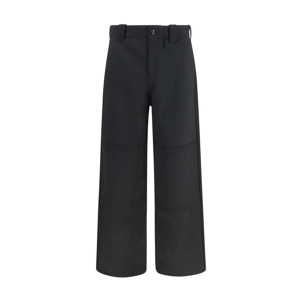 Kenzo Black Wool Oves Aries Chino Pants Kenzo