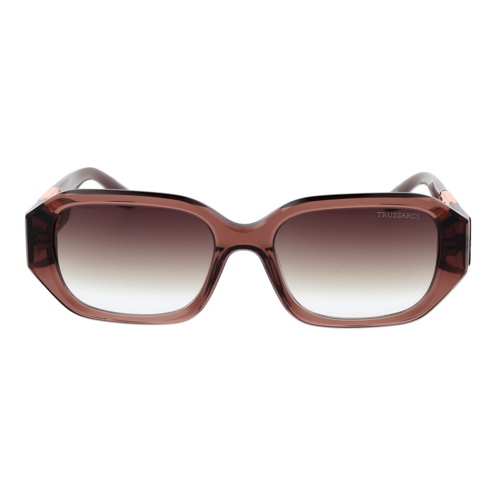Trussardi Brown Acetate Sunglasses Trussardi