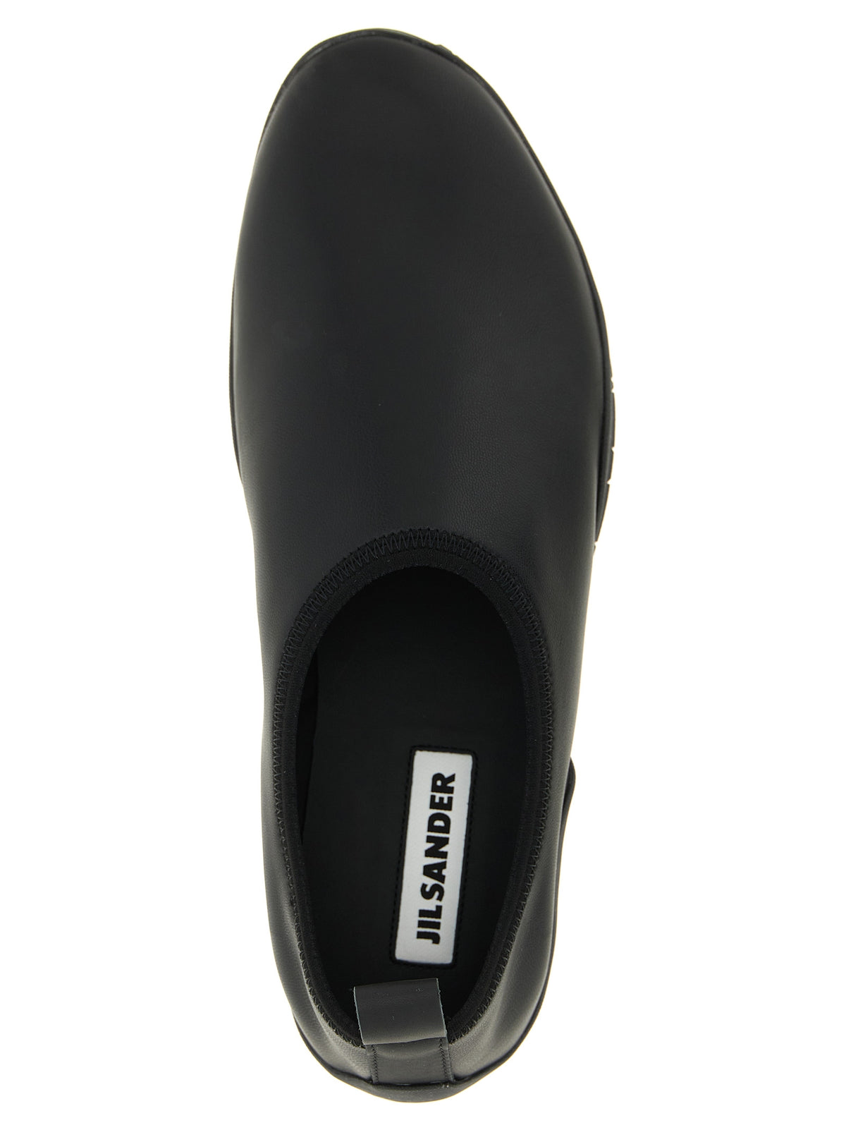 Jil Sander Black Polyethylene Flats Jil Sander
