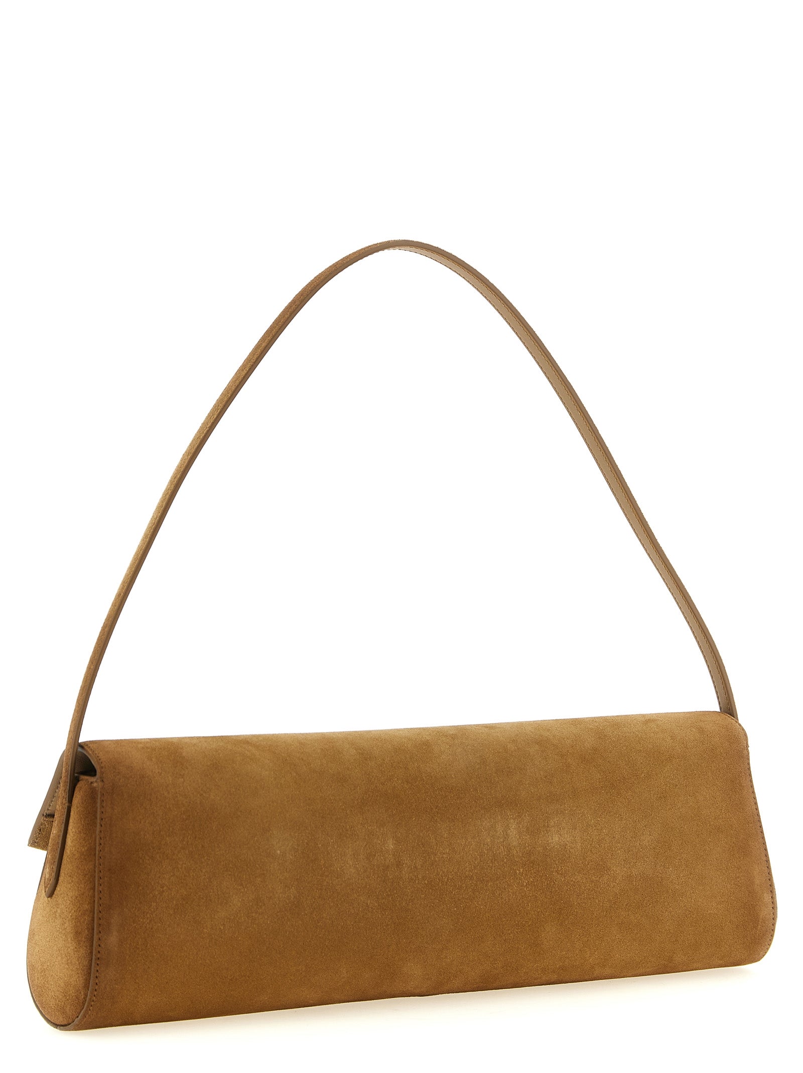 Jil Sander Brown Calfskin Shoulder Bag Jil Sander