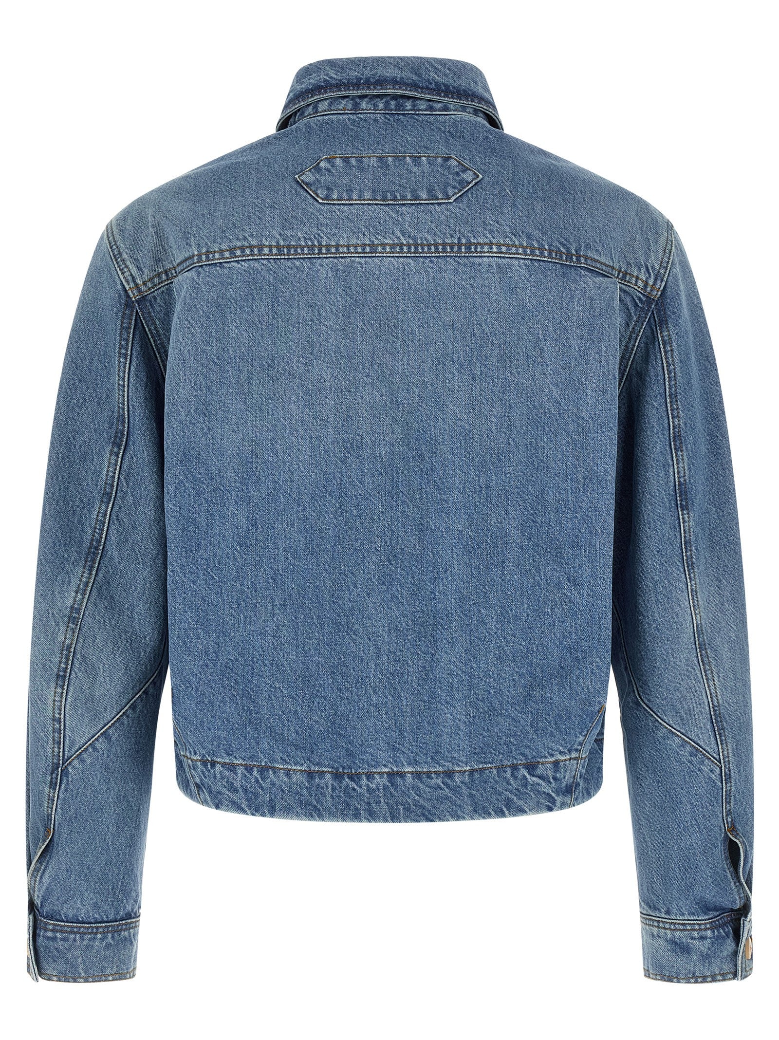 Jacquemus Blue Cotton Denim Jacket Jacquemus
