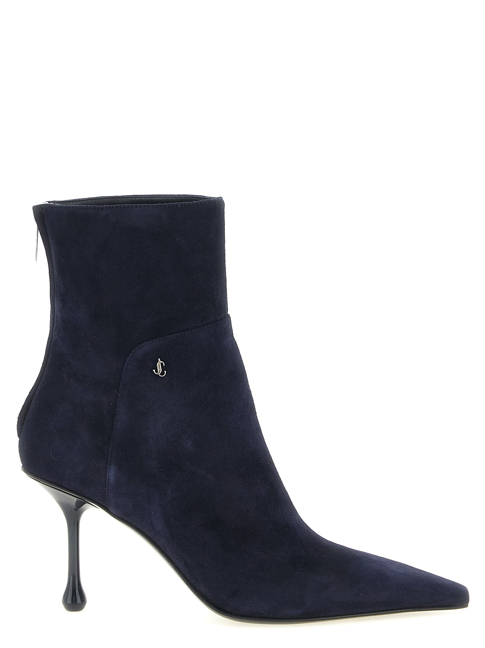 Jimmy Choo Blue Leather Ankle Boots Jimmy Choo