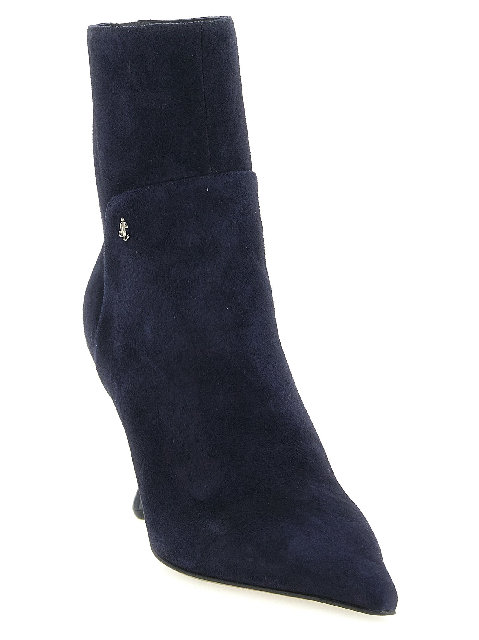 Jimmy Choo Blue Leather Ankle Boots Jimmy Choo
