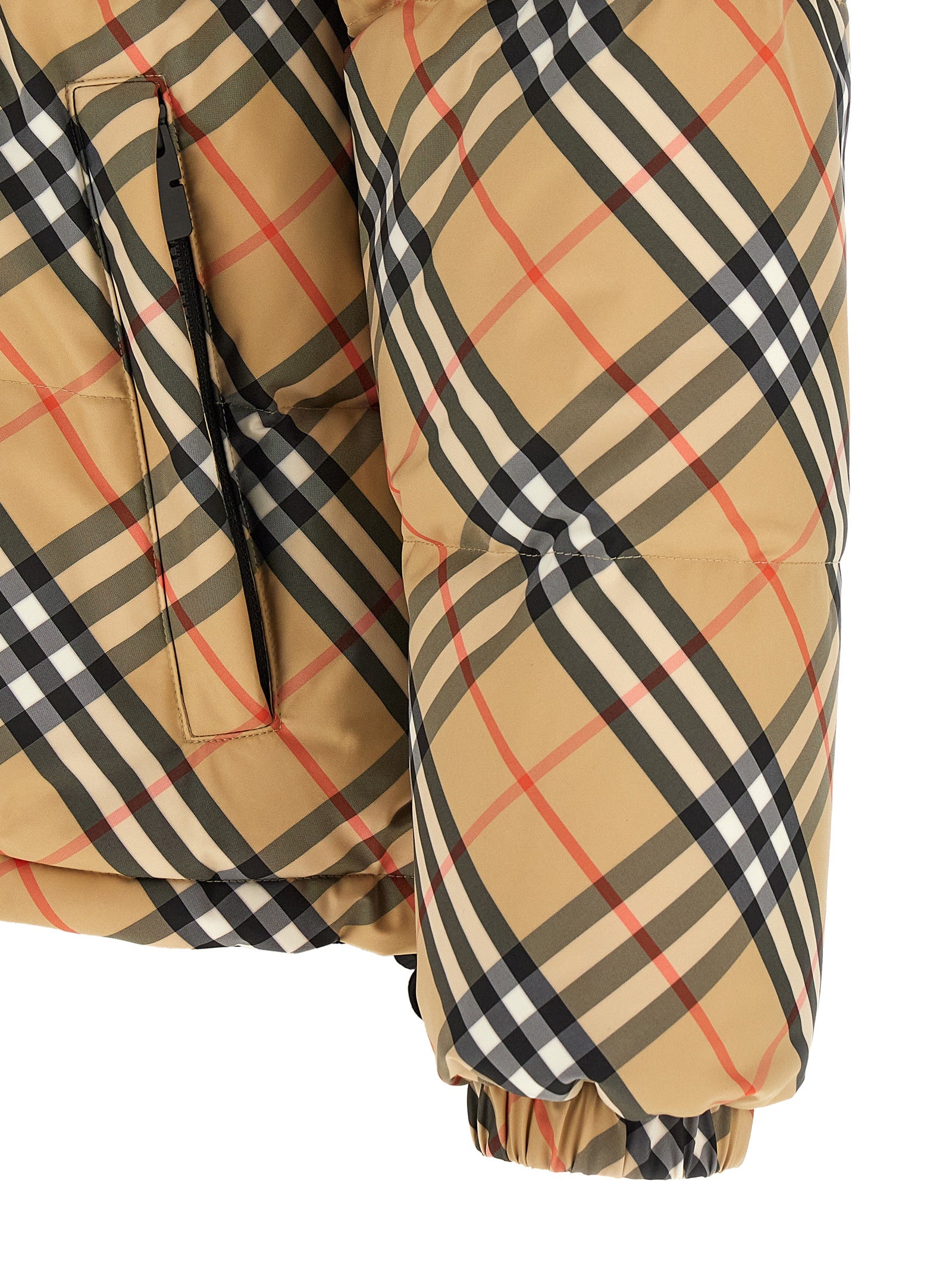 Burberry Beige Polyester Shell Jacket Burberry