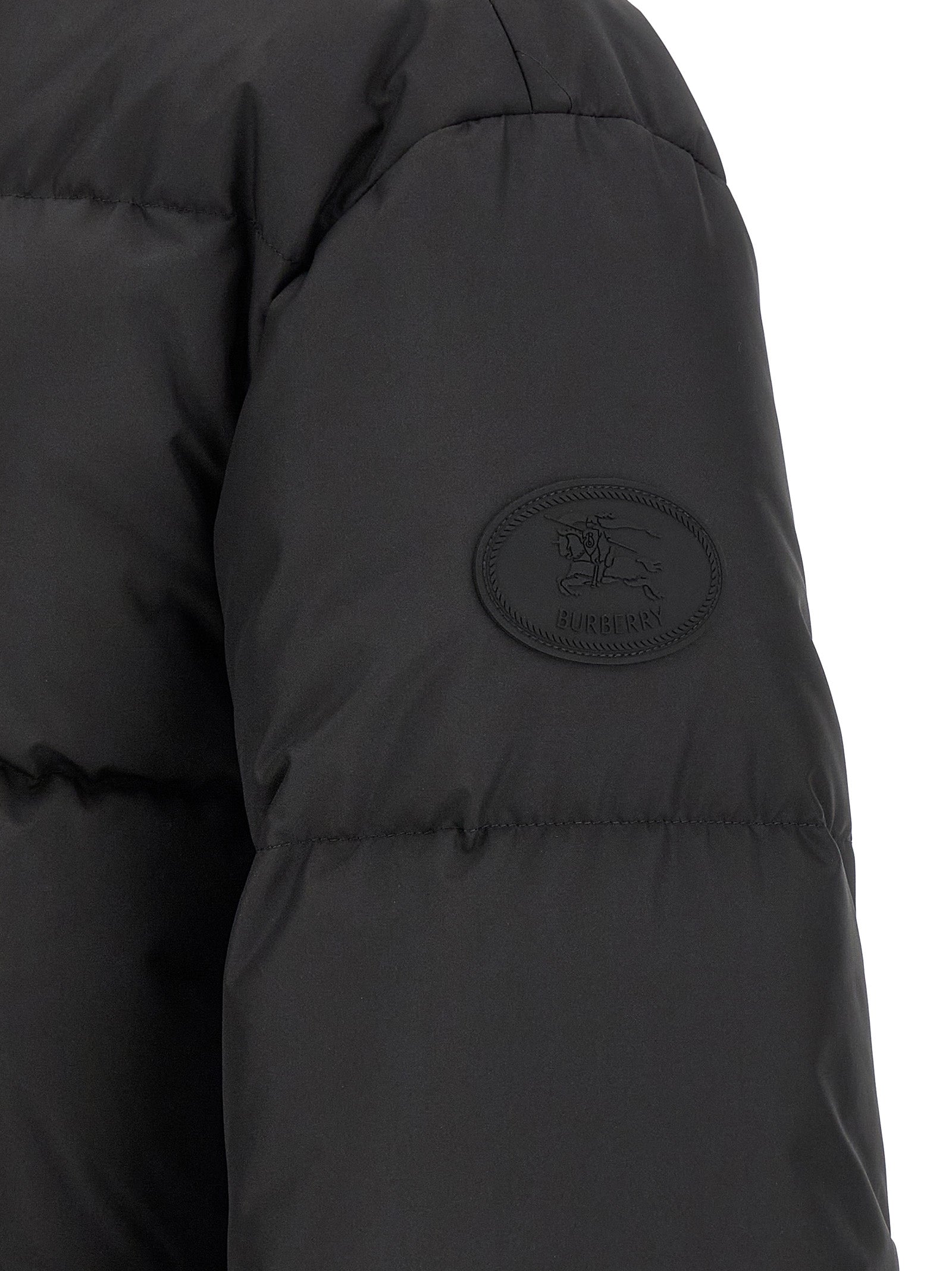 Burberry Black Polyester Parka Burberry