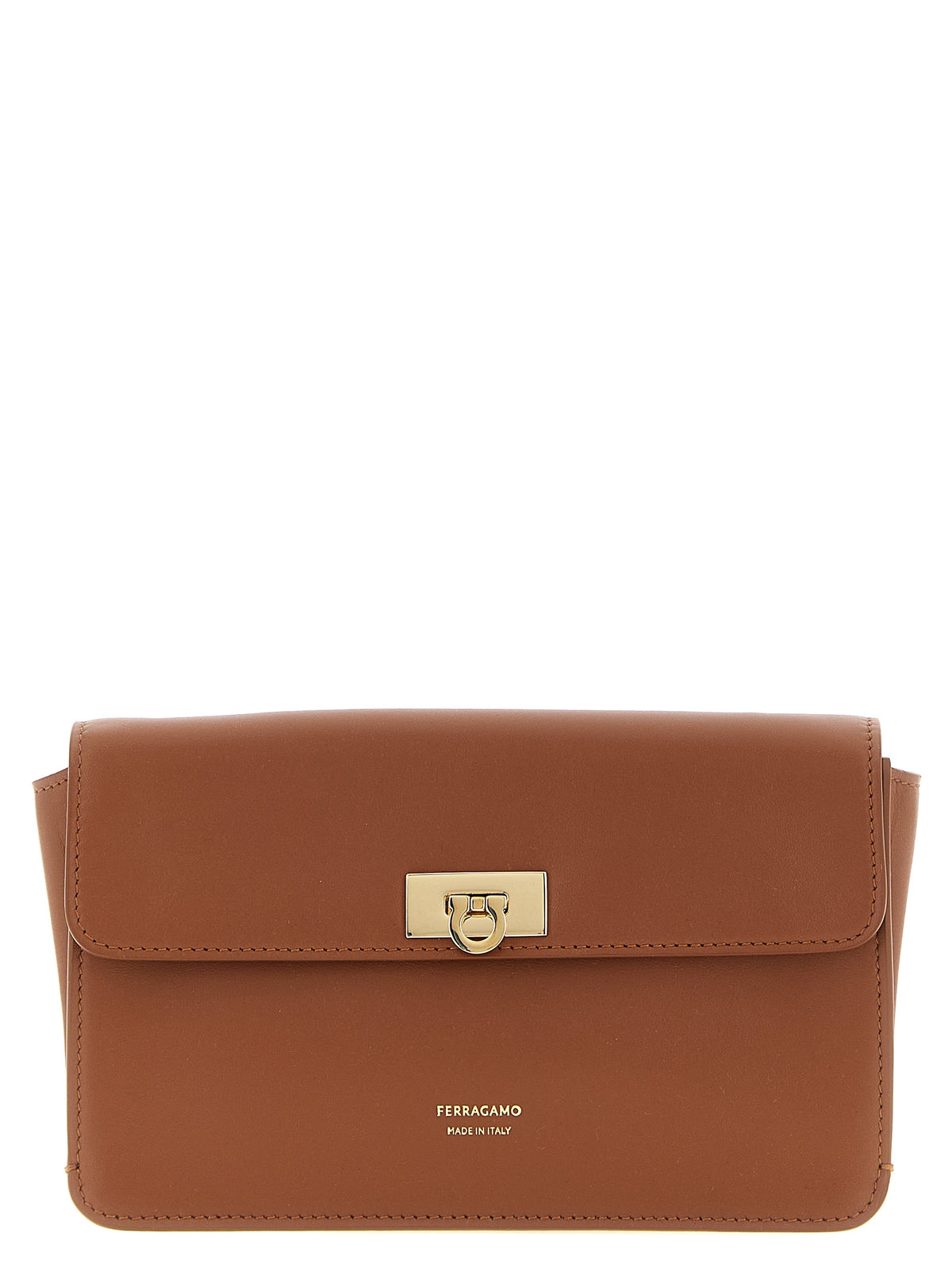 Ferragamo Brown Clutch Bags