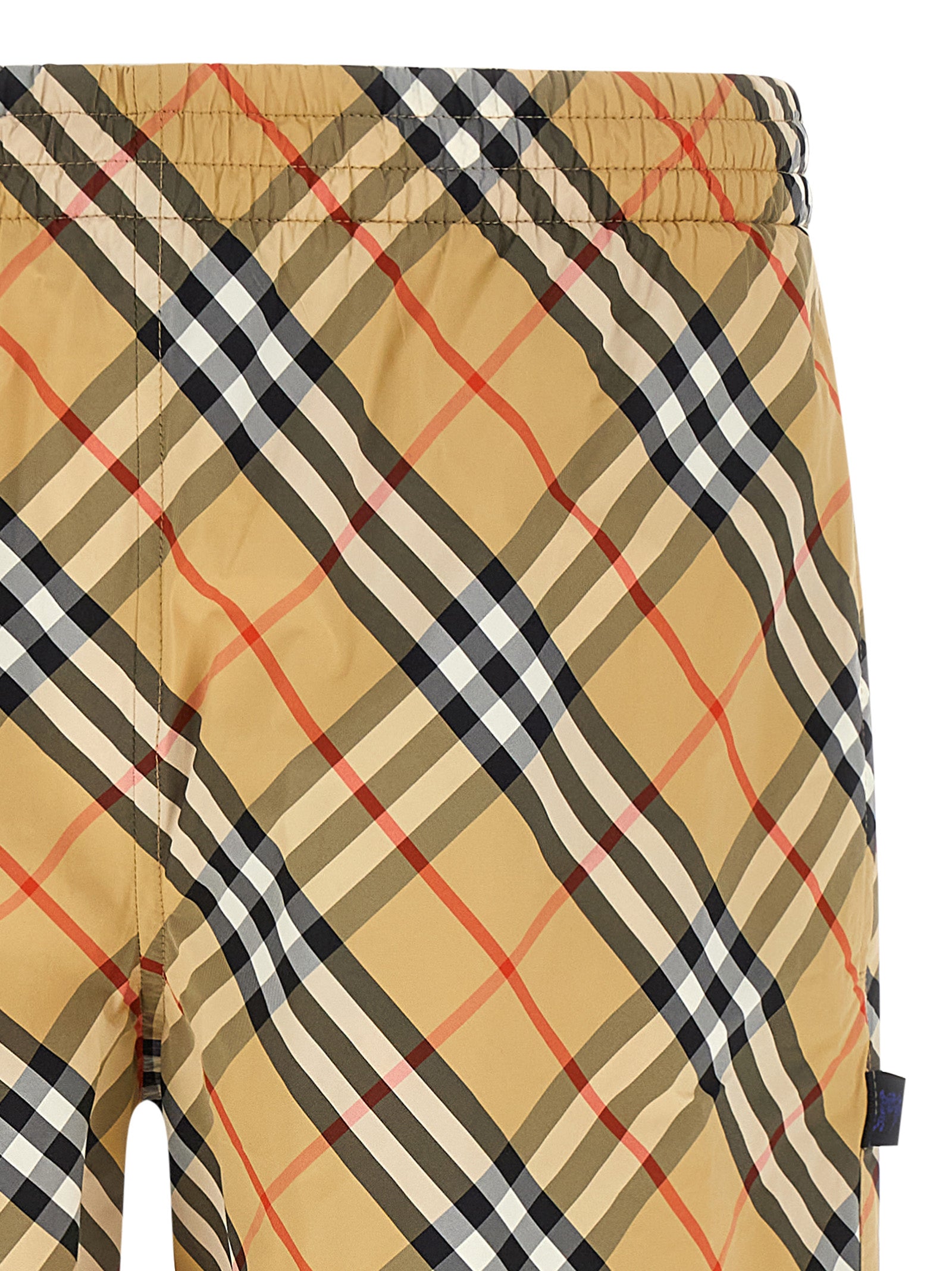 Burberry Beige Polyamide Swim Shorts Burberry
