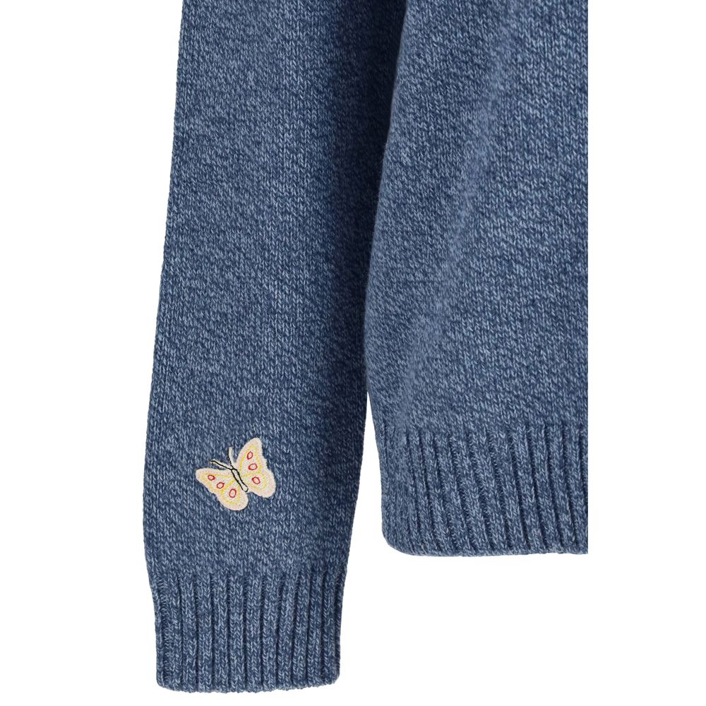 Valentino Garavani Blue Wool Oves Aries Sweatshirt