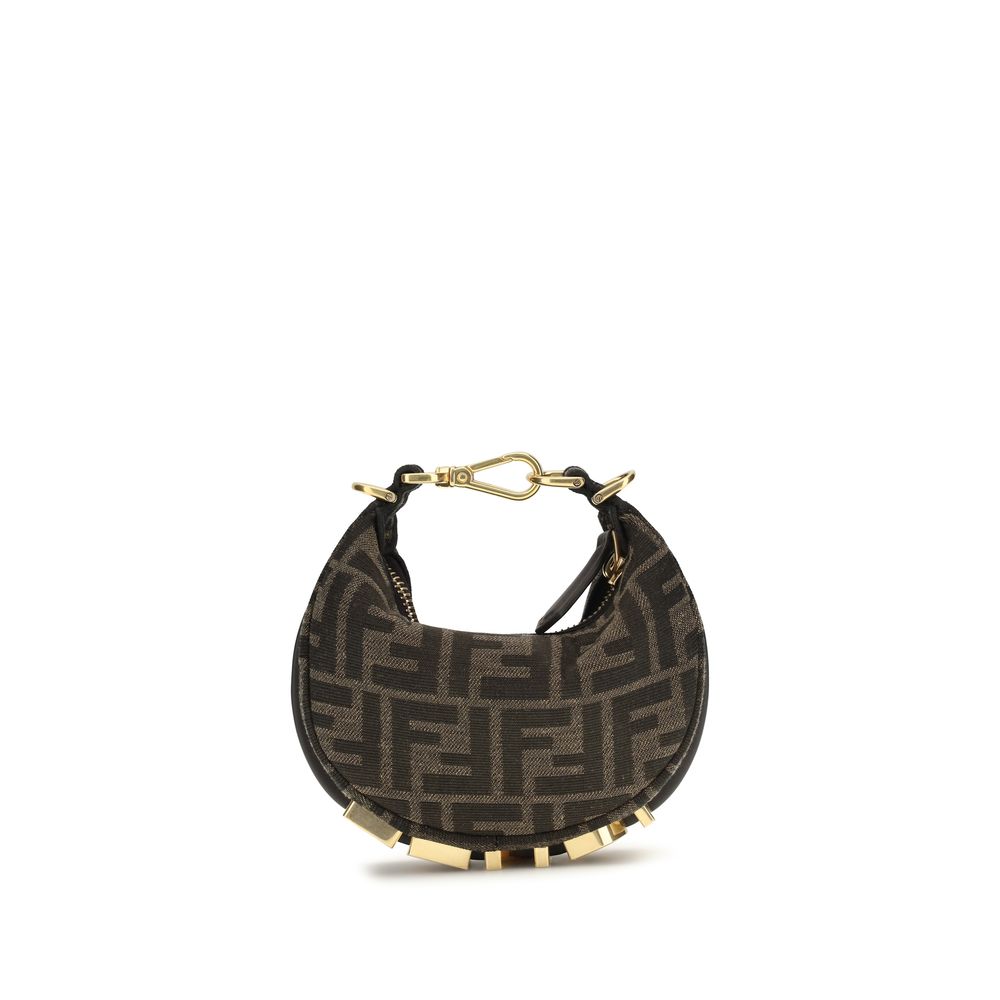 Fendi Brown Polyamide Shoulder Bag