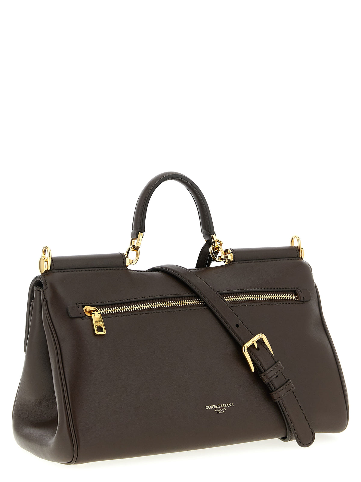 Dolce & Gabbana Brown Calfskin Handbag
