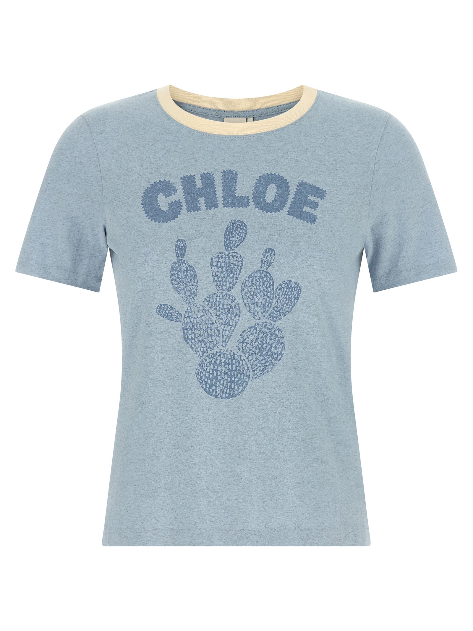 Chloé Blue Cotton T-Shirt