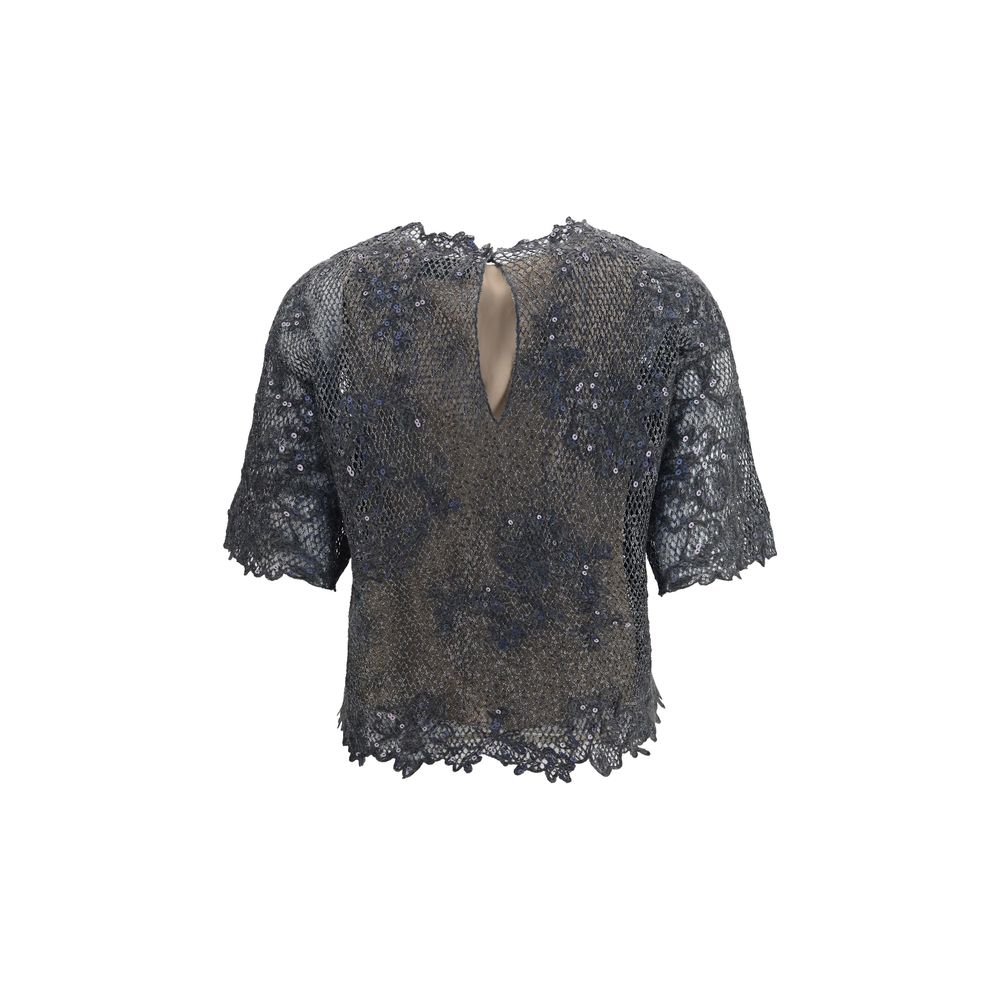 Brunello Cucinelli Gray Mohair Shirt
