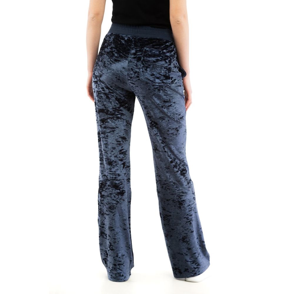 Moschino Blue Polyester Casual Pants