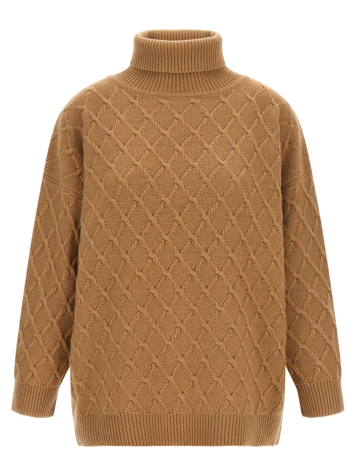 Max Mara Beige Wool Cardigan