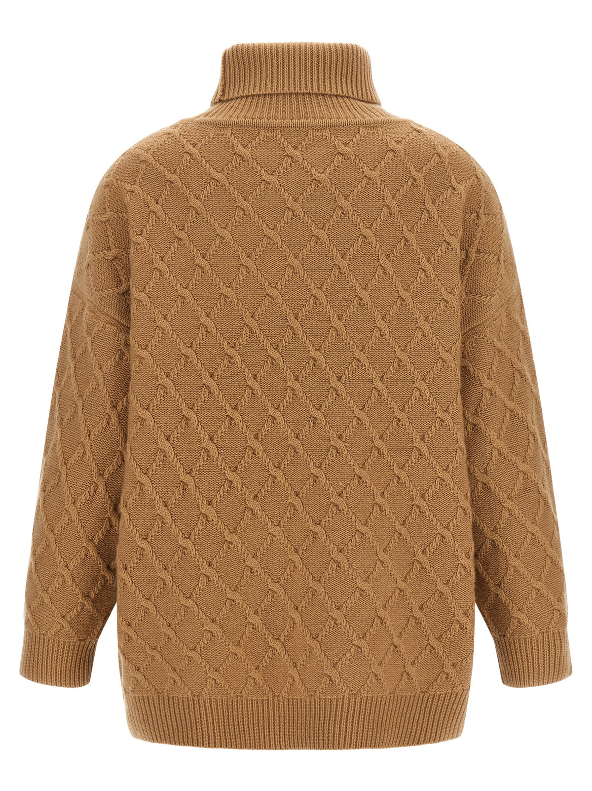Max Mara Beige Wool Cardigan