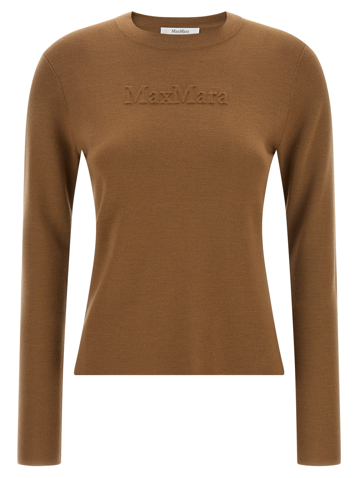 Max Mara Beige Virgin Wool Cardigan
