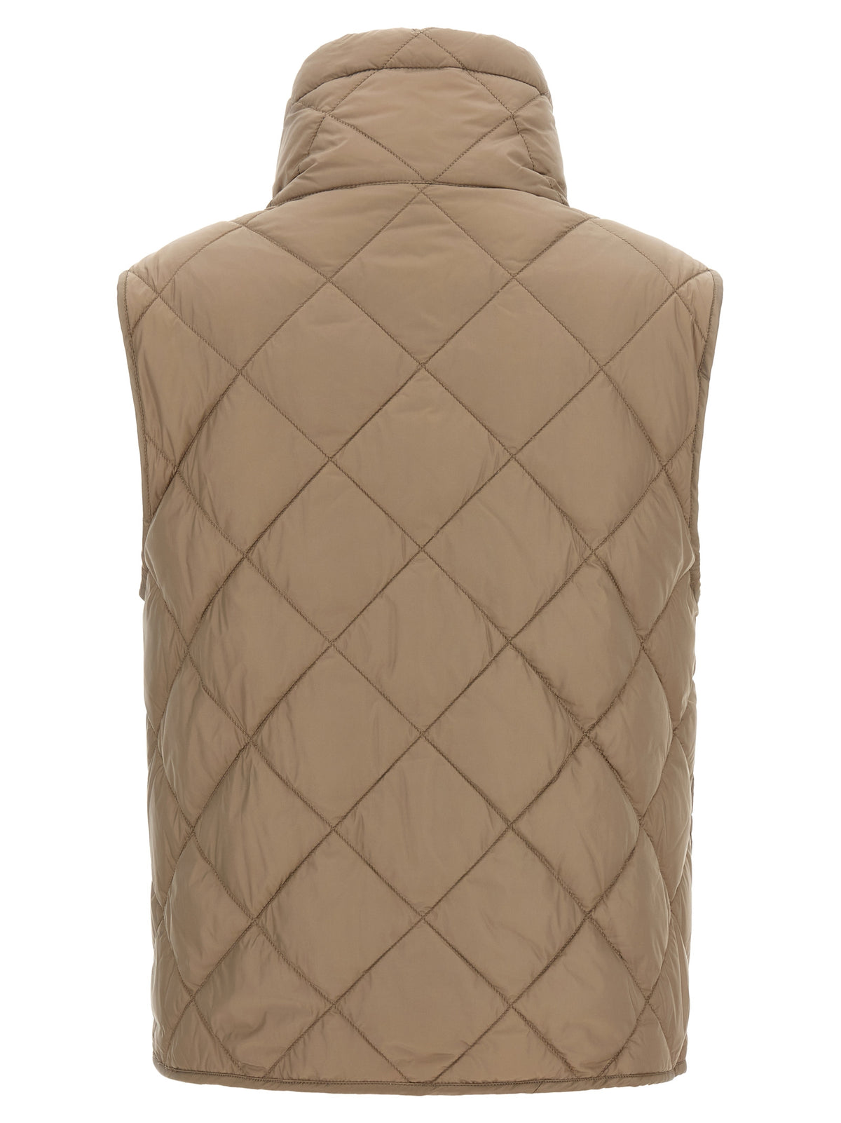 Max Mara Beige Sleeveless Jacket