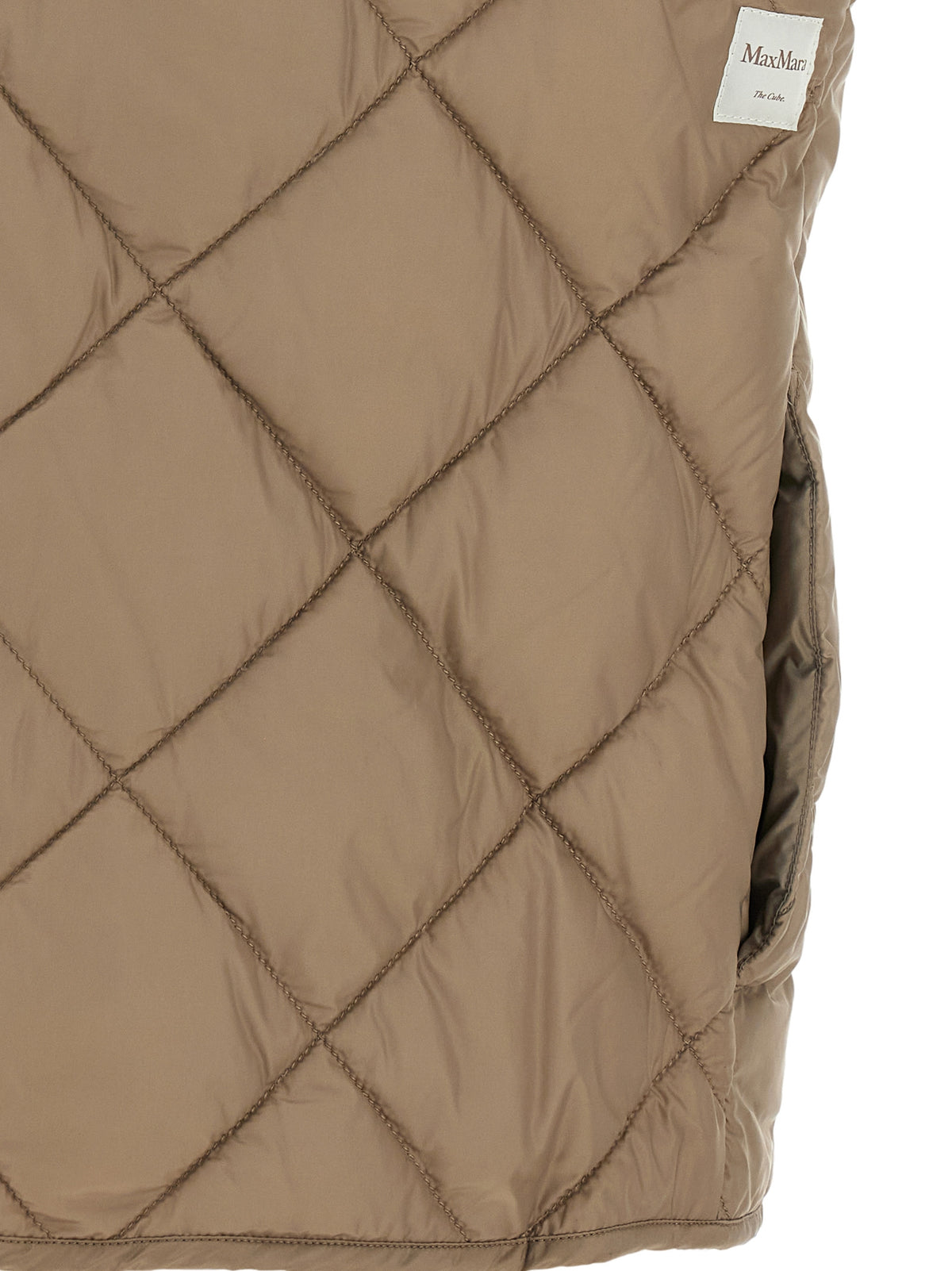 Max Mara Beige Sleeveless Jacket