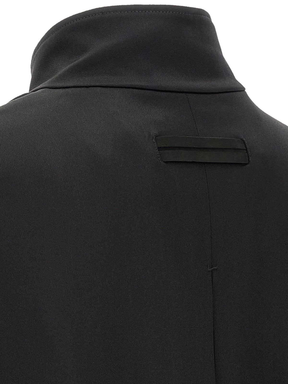 ZEGNA Black Satin Sweatshirt
