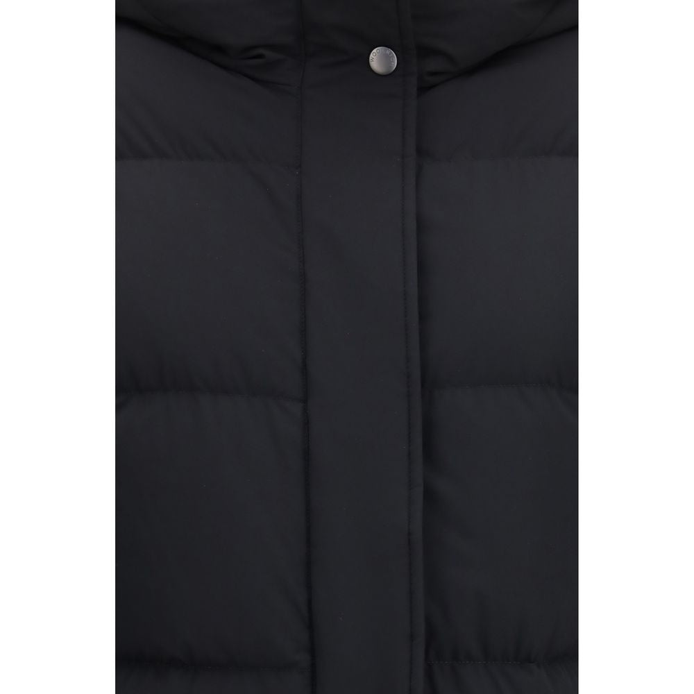 Woolrich Black Polyamide Full-Length Jacket