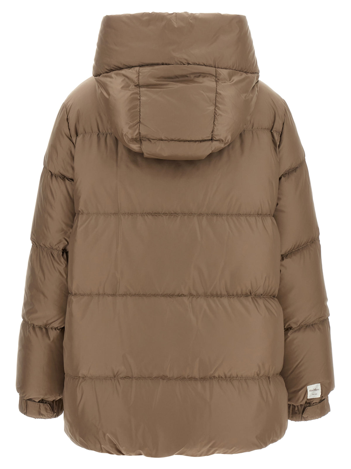Max Mara Beige Polyester Full-Length Jacket