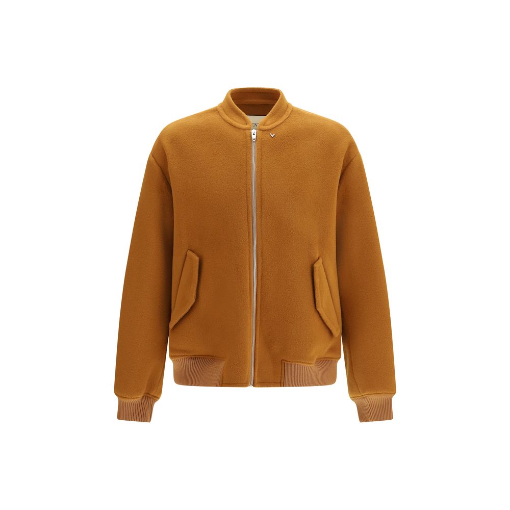 Valentino Garavani Brown Wool Oves Aries Bomber