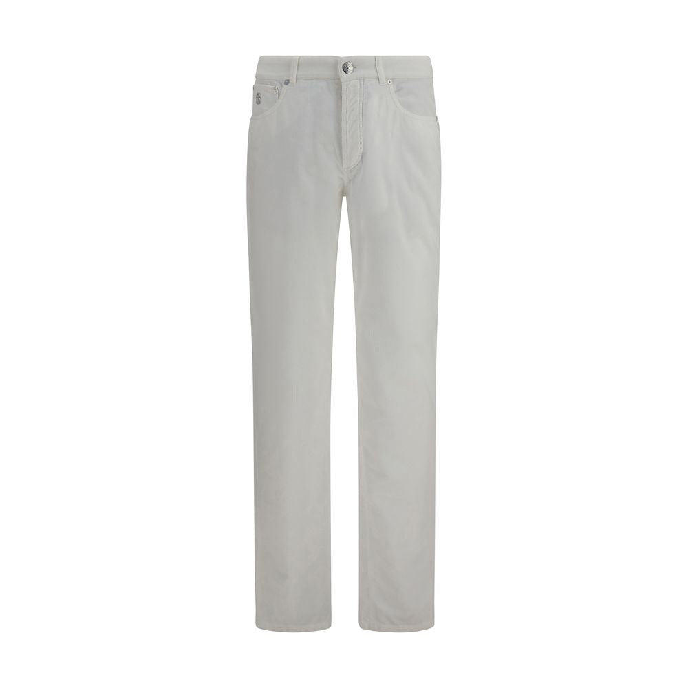 Brunello Cucinelli White Casual Pants