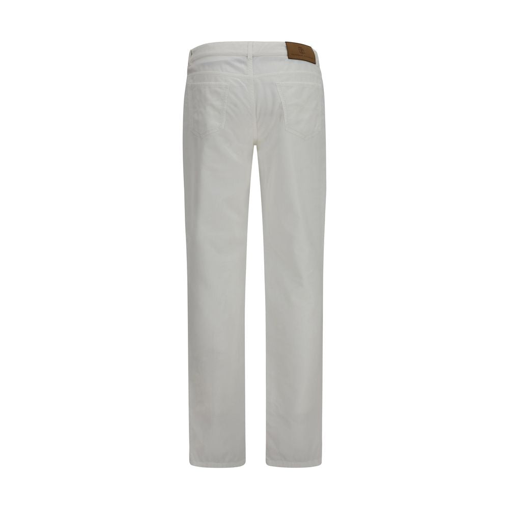 Brunello Cucinelli White Casual Pants