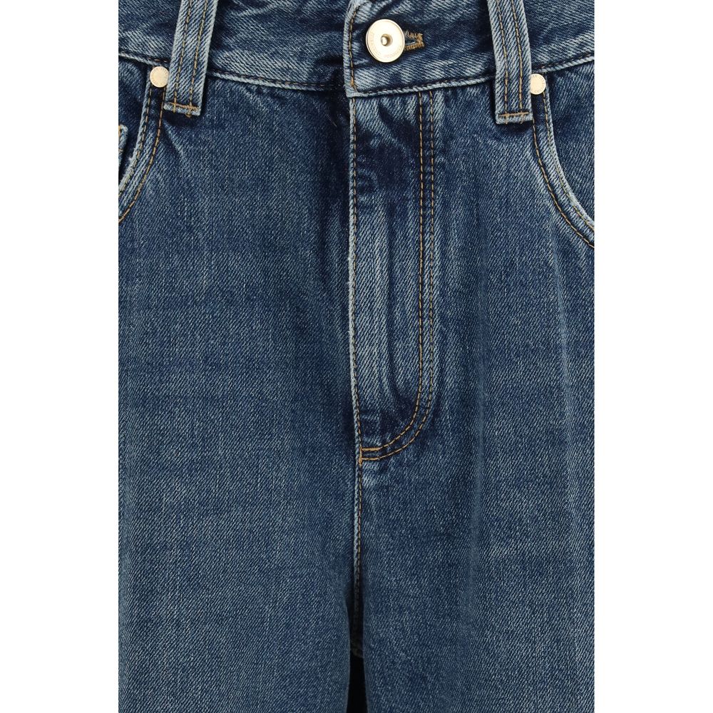 Brunello Cucinelli Blue Relaxed Fit Jeans