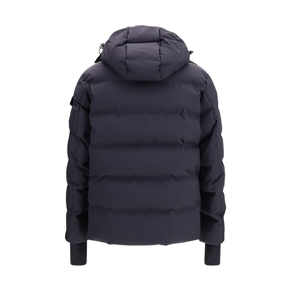 Moncler Grenoble Blue Polyamide Full-Length Jacket