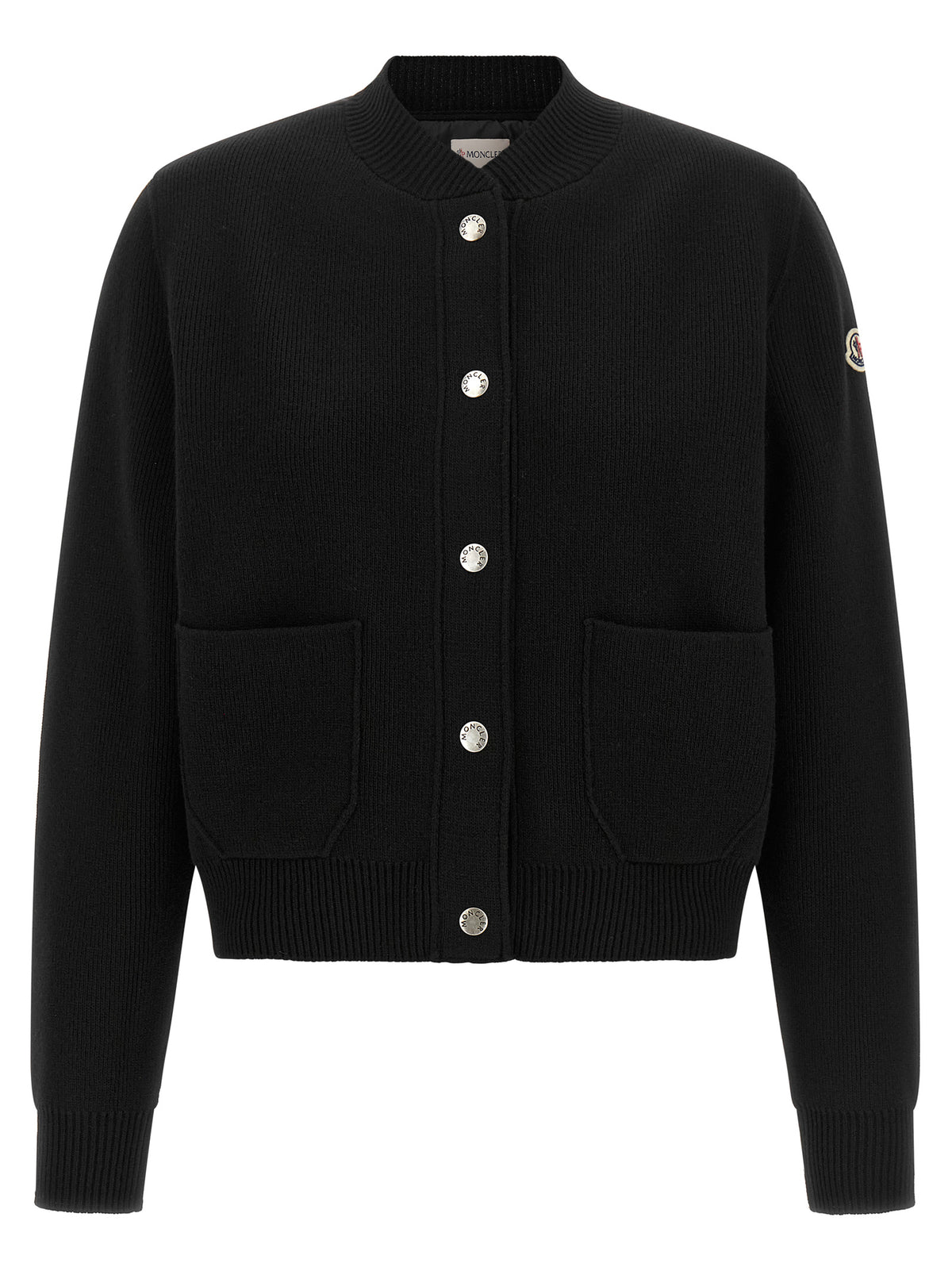 Moncler Black Polyamide Cardigan